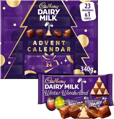 Cadbury Dairy Milk Advent Calendar G Amazon Co Uk Grocery