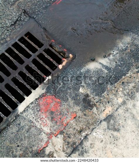 Metal Drain Grates Storm Drains Storm Stock Photo 2248420433 | Shutterstock