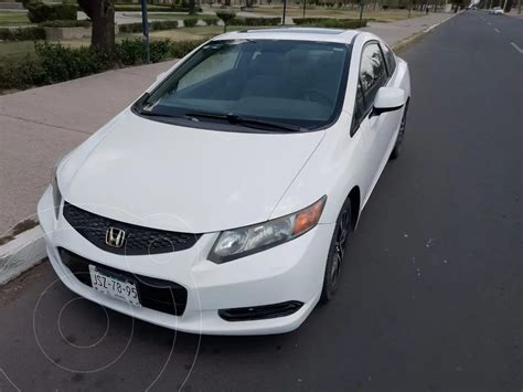 Honda Civic Coupe EX 1 8L Aut Usado 2012 Color Blanco Precio 167 000