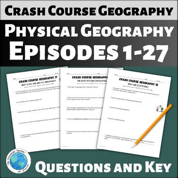 Guiding Questions For Crash Course Geography Episodes Physical