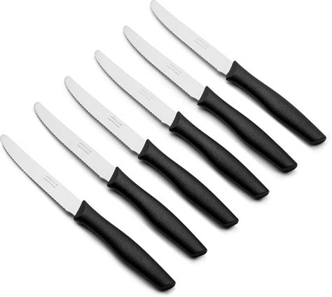 Amazon ARCOS Steak Knife Set Of 6 Pieces Serrated Utility Knives