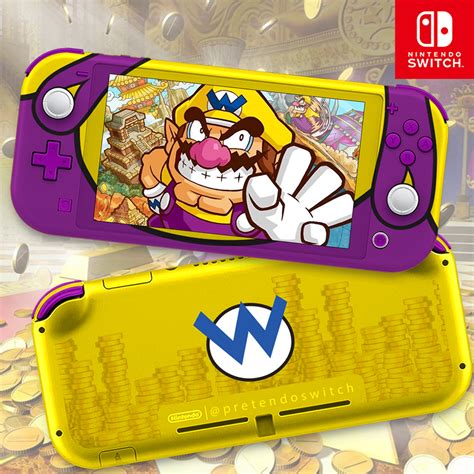 Waaa So Excited For Warioware That I Made A Wario Switch Lite