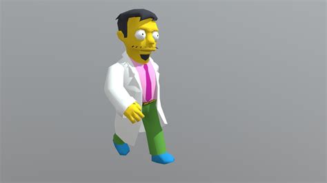 Dr Nick Riviera Walking (animated) - Download Free 3D model by vicente ...