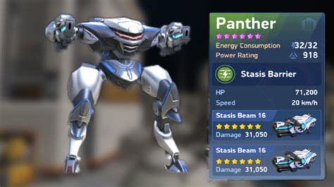 Mech Arena Double Statis Beam Gameplay With Panther Youtube