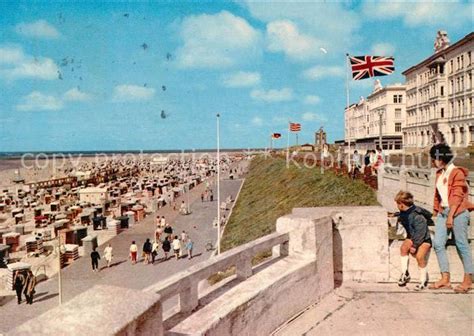 Ak Ansichtskarte Borkum Nordseebad Strandpromenade Kat Borkum Nr