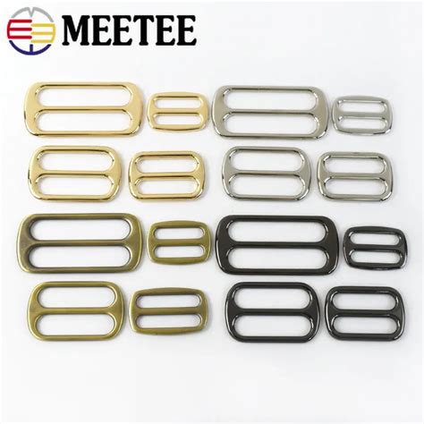 5Pcs 12 50mm Anel De Metal Fivelas Saco Correia Ajustador Fivela Tri