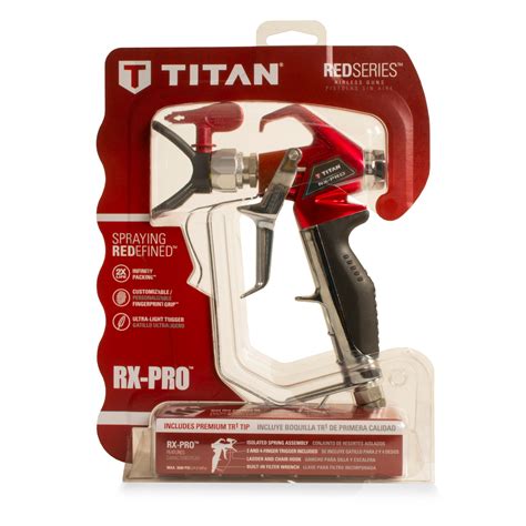 Titan Rx Pro Airless Spray Gun With Tip