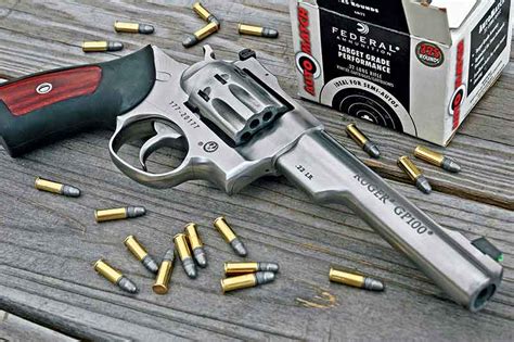 Ruger S 10 Shot GP100 22 LR American Handgunner