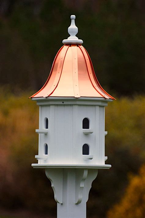 Copper Roof Vinyl Birdhouse-Dovecote with 8 Perches – The Birdhouse Chick