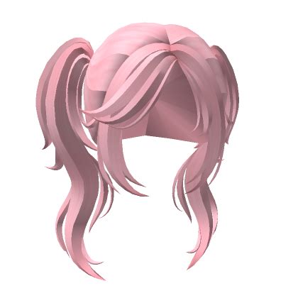 Pink Y2K Messy Long Pigtails S Code Price RblxTrade