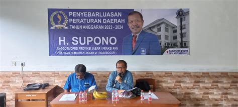 Dewan Jabar Supono Tegaskan Perlindungan Anak Juga Tercantum Dalam