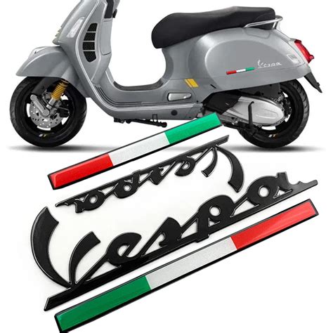 3D Motorcycle Decal Stickers For Vespa Emblem Stickers Decal GTS GTV LX