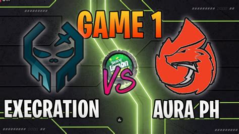 Game Execration Vs Aura Ph Youtube