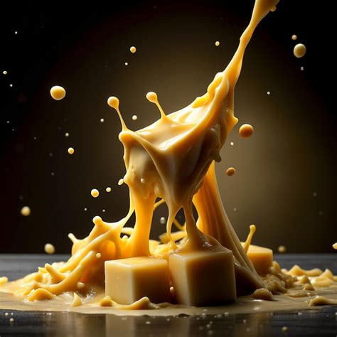 Premium Photo Hot Cheese Pieces