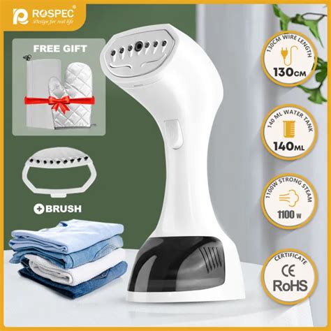 (ร้อน) ROSPEC 1100วัตต์ไฟฟ้าในครัวเรือนทำความสะอาดเสื้อผ้ามือถือเรือ ...