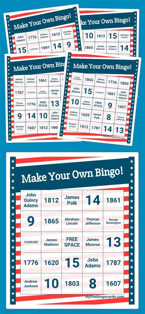 Make Your Own Bingo Bingo Cards Printable Bingo Card Generator Images