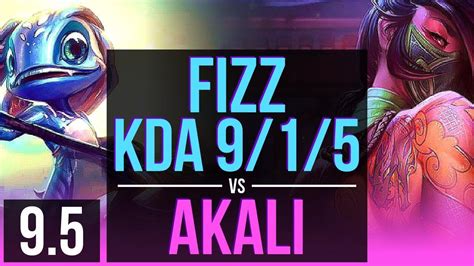 Fizz Vs Akali Mid Kda Games Legendary Euw