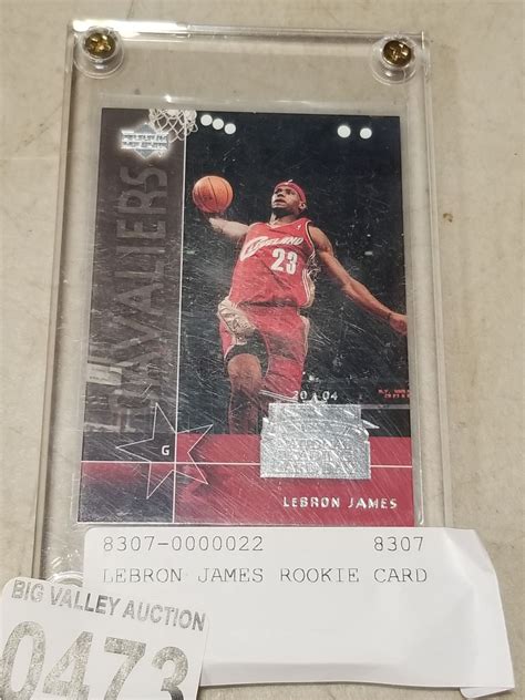 LEBRON JAMES ROOKIE CARD - Big Valley Auction