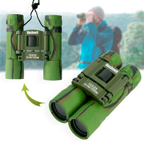 Смотровой бинокль для рыбалки и охоты 10х25 "Bushnell power view" Хаки ...