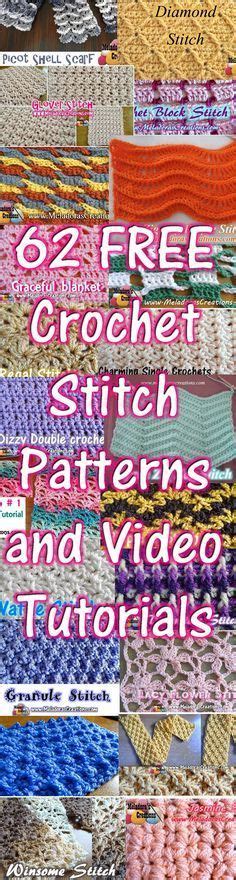 Crochet Stitch Patterns And Video Crochet Stitches Crochet Stitches