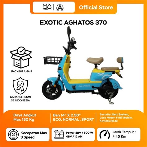 Jual Sepeda Listrik Agathos Ae Watt Pacific Exotic Electric Bike