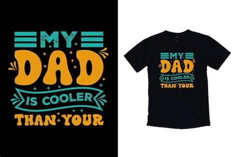 Premium Vector Father Day Typography T Shirt Design