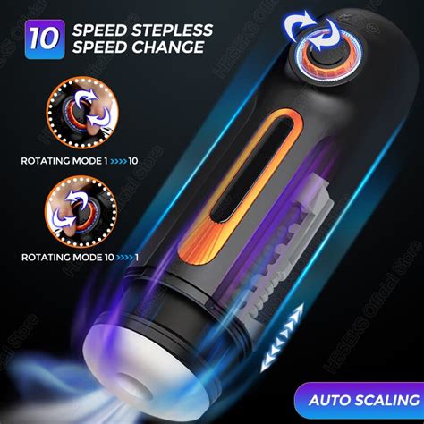 Heseks In Automatic Telescopic Sucking Vibration Masturbators For Men Pussy Vaginas For Men