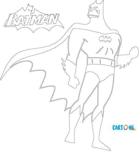 Batman Disegni Da Colorare