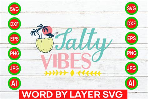 Salty Vibes Svg Cut File Graphic By Mdesignhouse Creative Fabrica