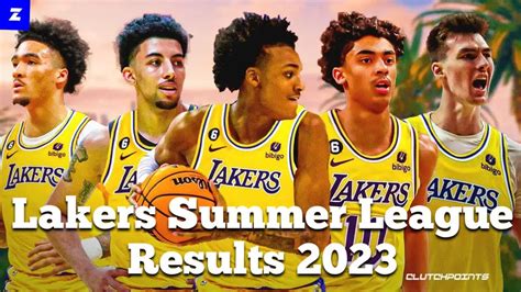 Lakers NBA Summer League Results Max Christie Dominated In Summer