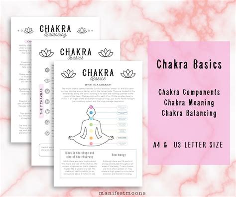 Chakras Guide Chakras Cheat Sheets Chakra Healing Grimoire Pages