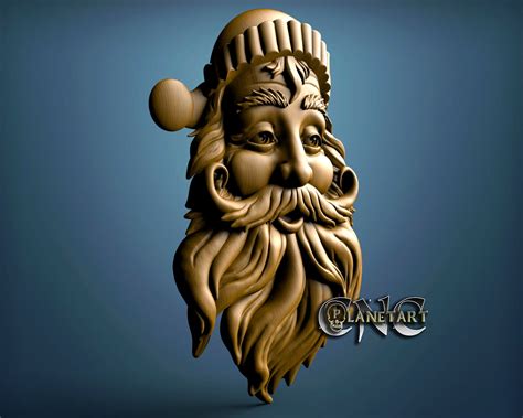 Santa Claus 3d Stl Model 10127 Cnc Planet Art