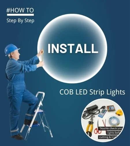 How To Easy Install The COB Led Strips For Your Project Yiford