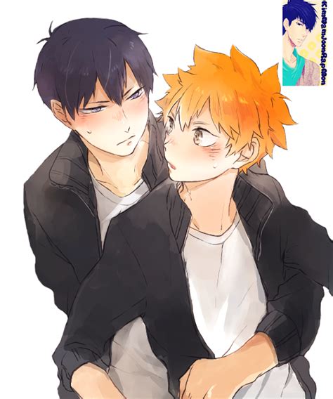 Kageyama Tobio X Hinata Shouyou Png [render] By Kimnamjoonrapmon On