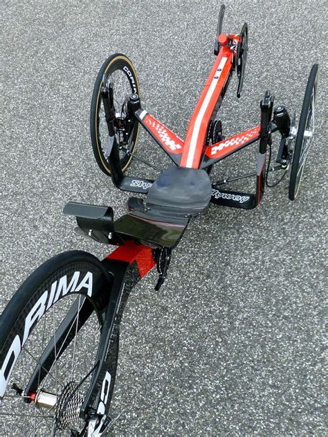 Formula Rc Carbon Red Livery Recumbent Bicycle Trike Bicycle