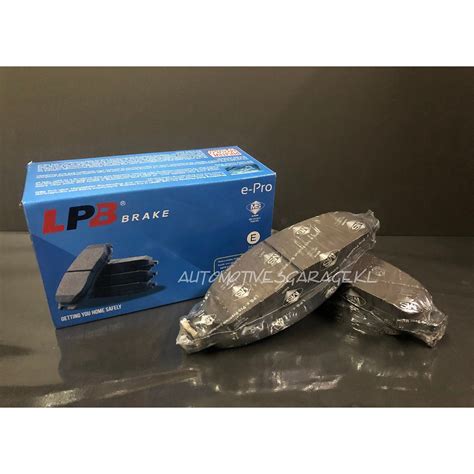 LPB E PRO BRAKE PADS FRONT A23370 NISSAN NAVARA NP300 SERENA