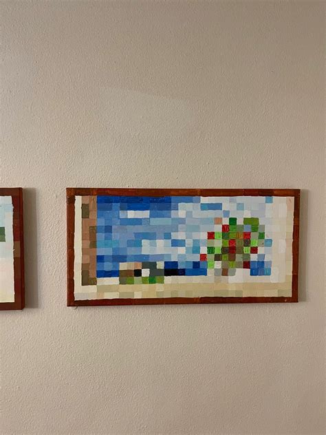 Minecraft Fan Makes Real Life Replicas Of Paintings From The Game