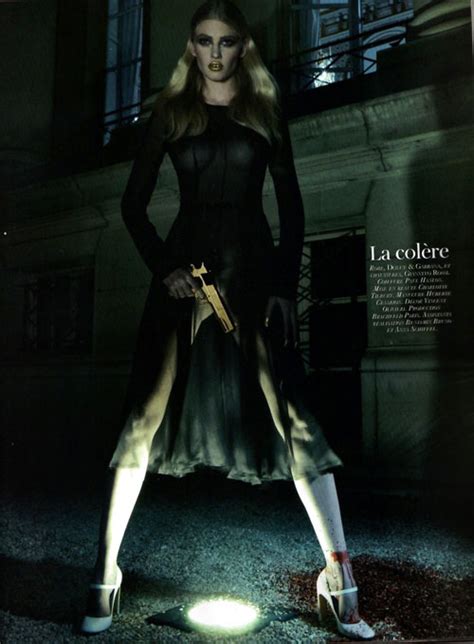 Lara Stone Steven Klein Vogue Paris Oct 2010 The Sins Anne Of