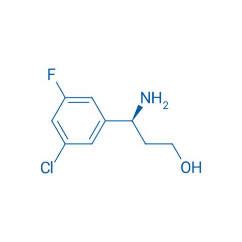 1212917 01 5 3S 3 Amino 3 5 Chloro 3 Fluorophenyl Propan 1 Ol BLD Pharm