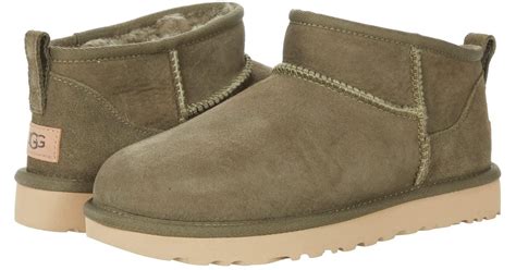 UGG Classic Ultra Mini in Green | Lyst