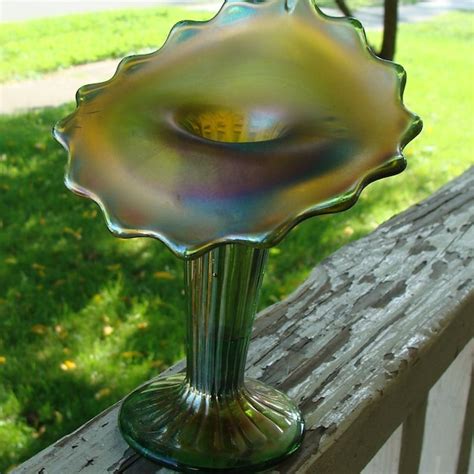 Carnival Glass Jack In Pulpit Etsy