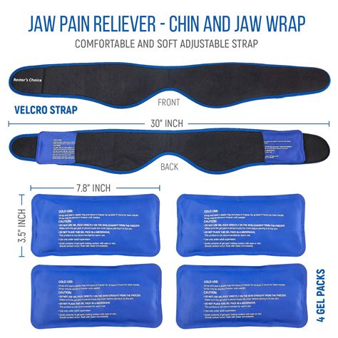 Face Ice Pack Easy To Use As Wisdom Teeth Ice Pack Tmj Relief Products Jaw Pain Hot Cold