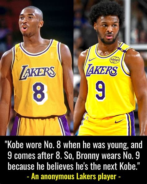 Sports - ‼️ An anonymous Lakers player explains why Bronny James wears