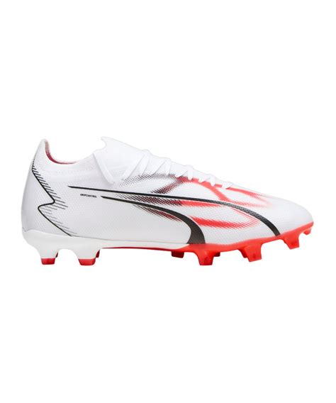 Puma Ultra Match Fg Ag Breakthrough Weiss Rot F Fussballschuh Nocken