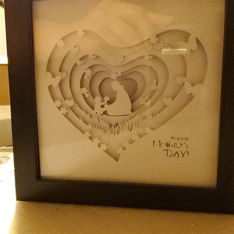 Cricut Shadow Box Template