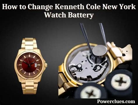 How To Change Kenneth Cole New York Watch Battery Power Clues