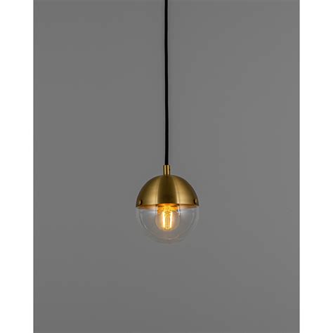 Schwung Molecule Single Pendant Transparent Glass Indoor Lights