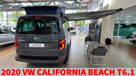 2020 Volkswagen California Beach T61 4motion 150 Hp Grey Youtube