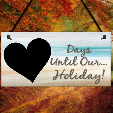 chalk board holiday countdown sign days   holiday