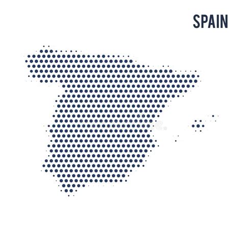 Spain Dotted Map Stock Illustrations Spain Dotted Map Stock